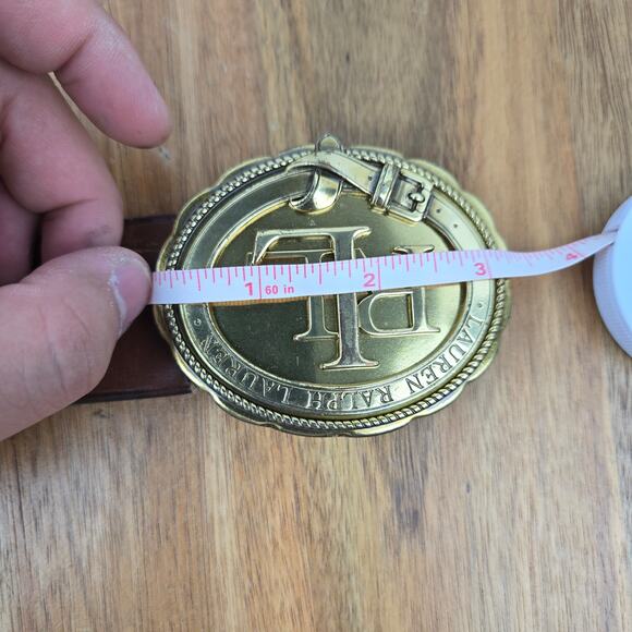 Lauren Ralph Lauren Women Large Vintage Logo Western Buckle Belt Statement Piece main image 10